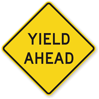 Yield Ahead - Traffic Sign