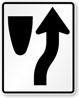 Keep Right (Symbol) Traffic Sign