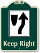 Keep Right Sign - Keep Right Sign, SKU: K-7206