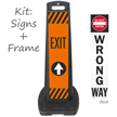 LotBoss "Exit" with Straight Ahead Arrow Portable Kit
