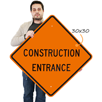 Construction Entrance Signs