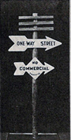One Way Sign from 1920