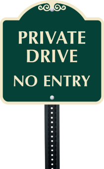 Private Drive Signs